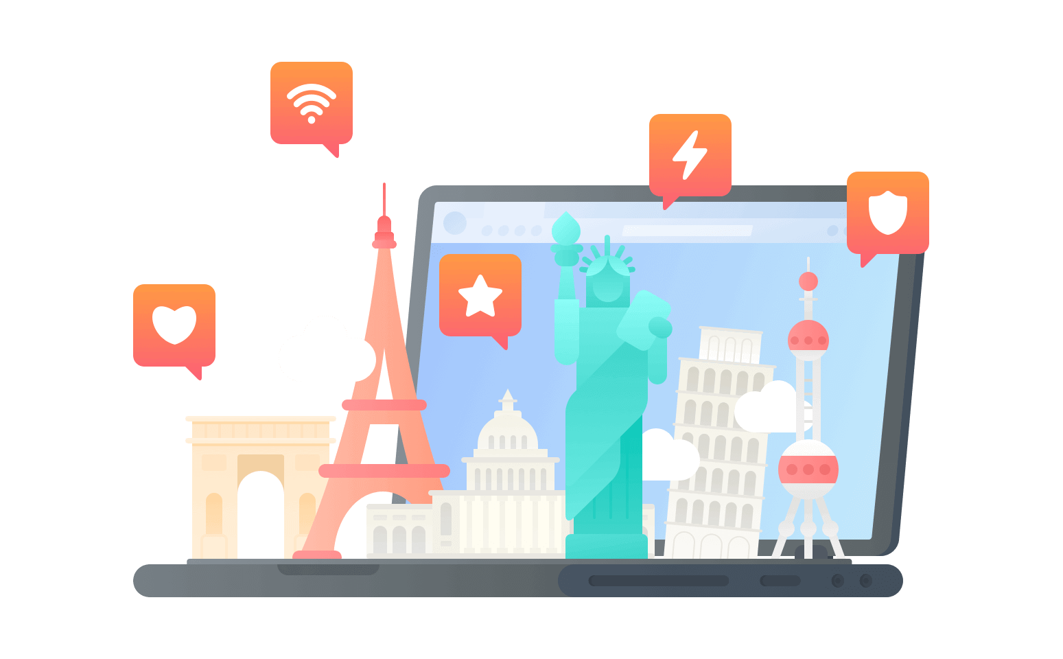 在法国连接到中国的加速器 - 返华VPN